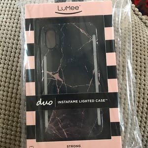 Black Lumee iPhone XR Phone Case